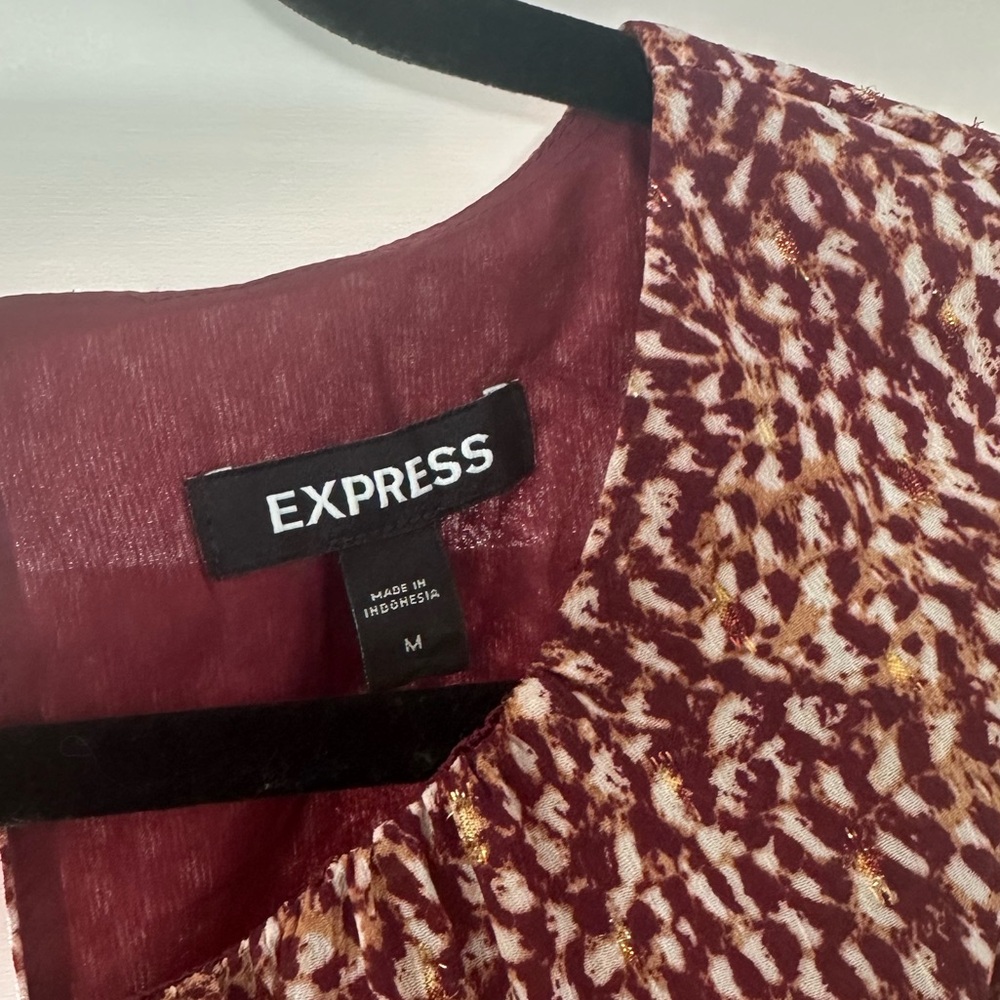 Express Patterned Mini Dress - Picture 5 of 7